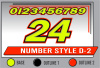LAYERED NUMBER SET D-2
